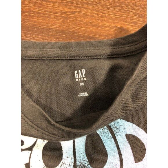 Gap Kids Size XS 4/5 Gray Good Times Ahead T shirt! - Picture 4 of 6
